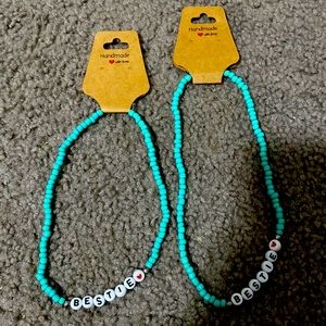 Matching necklaces handmade